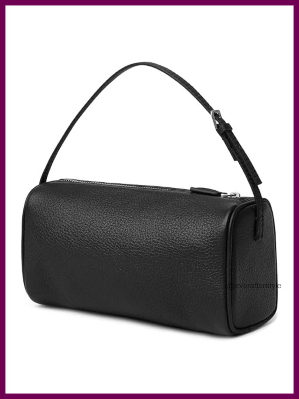 Genuine Leather Mini Hobo Purse Barrel Crossbody Top Handle Bag